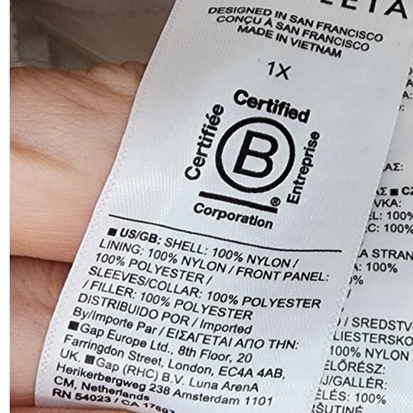 Athleta Cozy Day Hybrid Coat Long Sherpa Jacket Women's Plus Size 1X - Picture 10 of 12